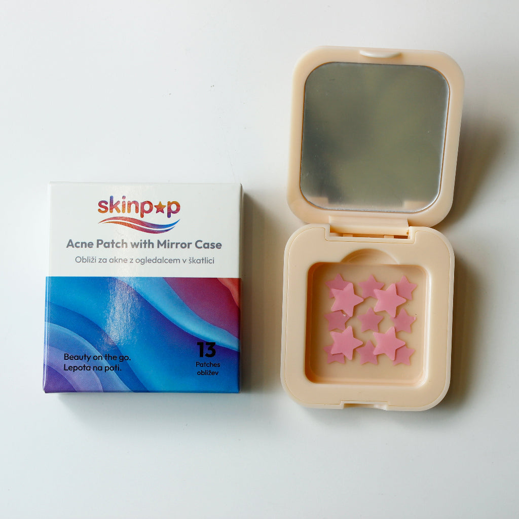 Acne patch with mirror case